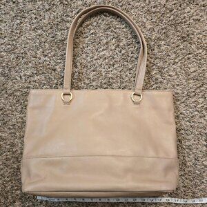 HAMMITT Andersen Tote in Mushroom Beige and Brushed Gold
